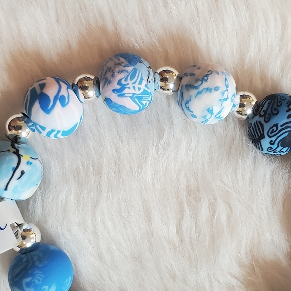 NWT Viva Beads Blue Brook Bracelet - Picture 8 of 9